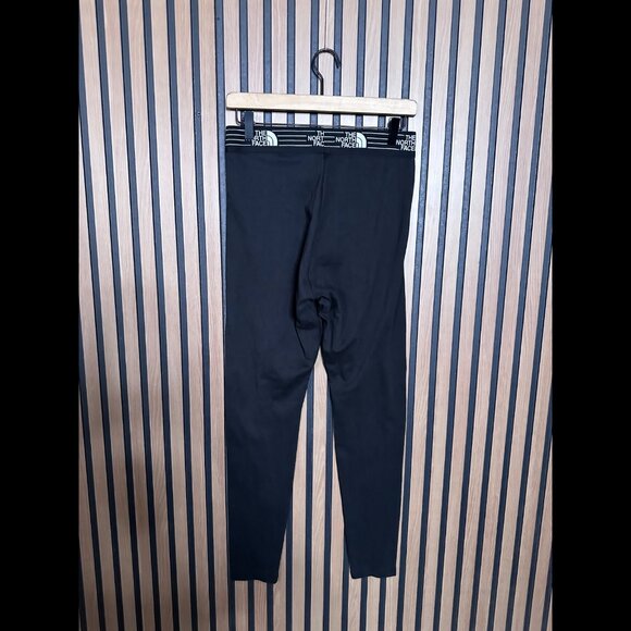 New The North Face Leggings Large Womens Black Tape TIght Pants Logo - Picture 2 of 10